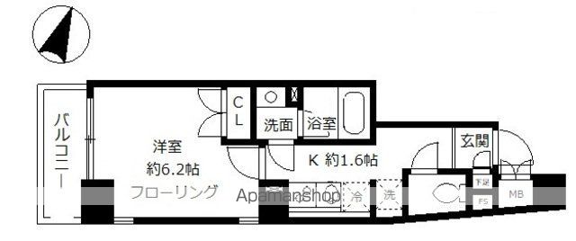 プルナス森下の間取り写真