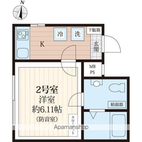 ラシクラスＥＸ中野の間取り