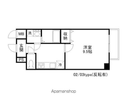 ＣＩＴＹ　ＳＰＩＲＥ浜大津駅前[1K/31.38m2]の間取図