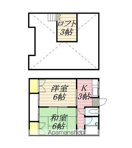 【コーポ石高Ⅱの間取り】