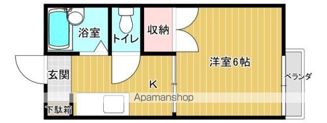 メゾンゆたかの間取り写真