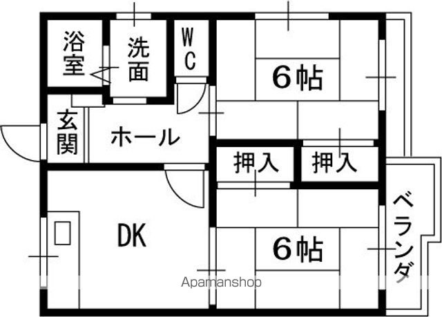 アイケイハイツ高井田の間取り写真