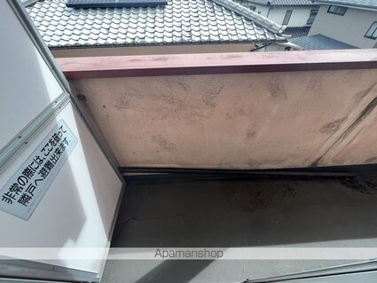 ＬＡ新徳田Ｂ[1R/22.65m2]のバルコニー