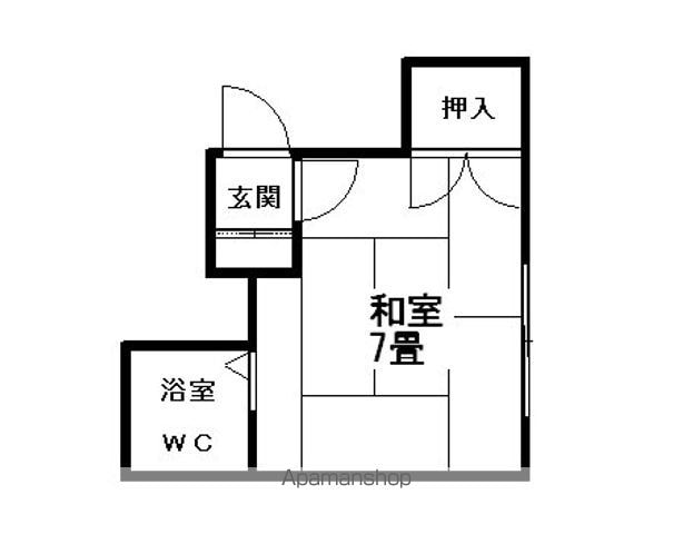 コーポのとの間取り写真