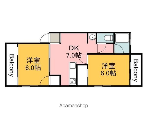 片岡ビルの間取り写真