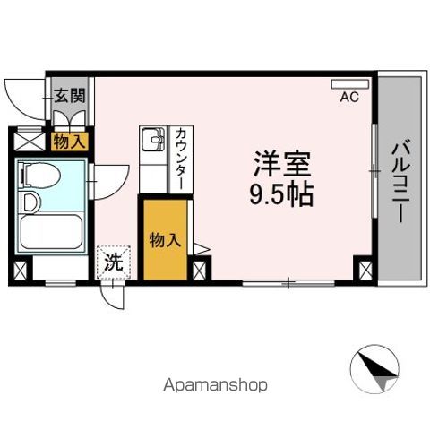 【世田谷区千歳台のマンションの間取り】