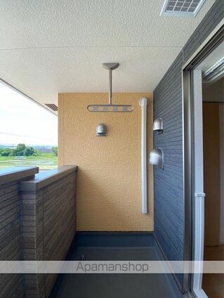 グレイスフル　Ⅱ[2LDK/56.68m2]のバルコニー