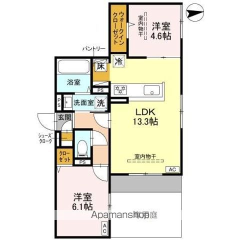 DーRESIDENCE東五百住町の間取り写真