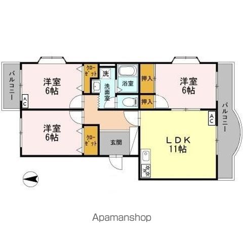 葵マンションの間取り写真