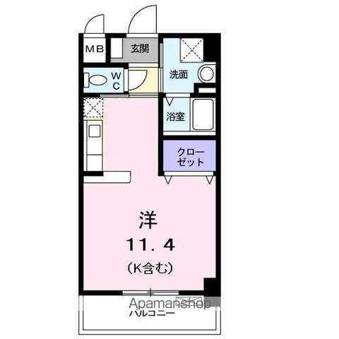 日野市万願寺のマンションの間取り