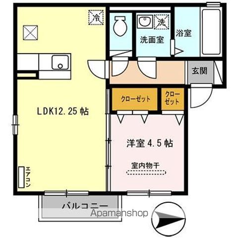 グランブルーかすみ町の間取り写真