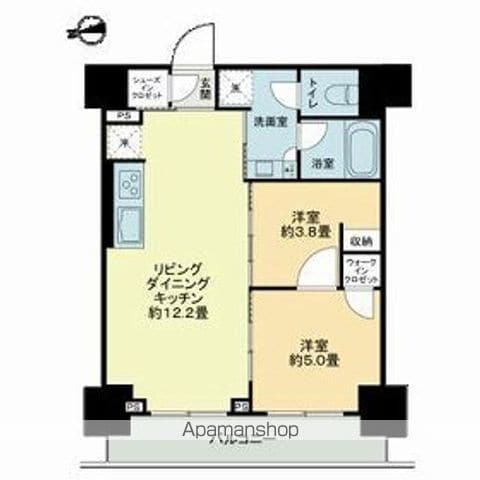 ザ・ライオンズフォーシア鶴見の間取り写真
