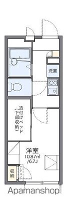 レオパレスセレーヌ新高円寺[1K/19.87m2]の間取図
