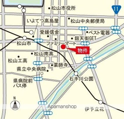 グランシャトレ伊賀上[1K/30.38m2]の外観6