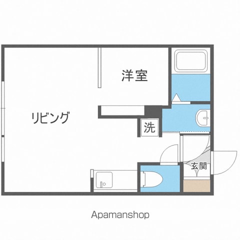 HS414 旧)サザンスクエアの間取り写真