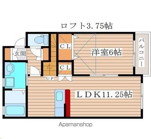 エスポワールコマツIIB館の間取り写真