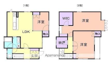 松島１１８－１０戸建[3LDK/107.66m2]の間取図