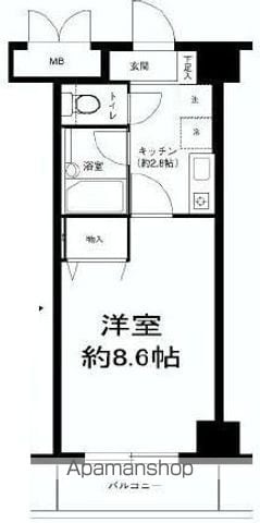 コンセール 303 ｜ 東京都荒川区東日暮里５丁目41-23（賃貸マンション1K・3階・25.83㎡） その10