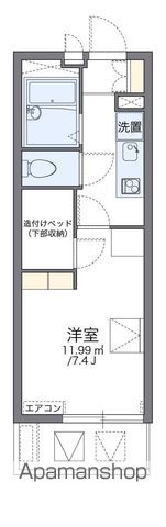レオパレス龍門の間取り写真