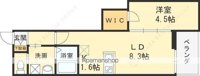 ウェルスクエア西宮北口の間取り写真