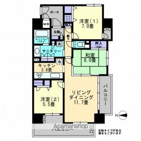 アルファステイツ市駅前の間取り写真