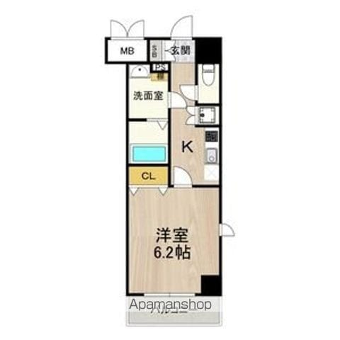 ルクレ難波の間取り写真