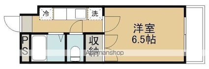 ビューファイン台原[1K/19m2]の間取図