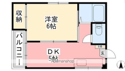 ＢＥＬＬＥ－ＮＥＴ大手町[1DK/27.05m2]の間取図