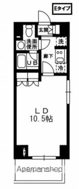 東京都杉並区堀ノ内１丁目[1K/28.52m2]の間取図