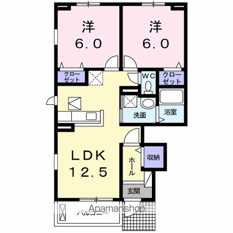 クラールプレディエEの間取り写真