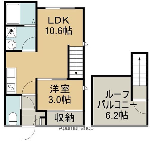 GRANDTIC連坊の間取り写真