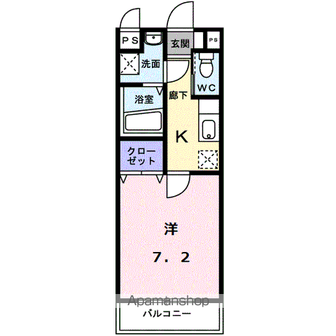 カルフールB.C白山の間取り写真