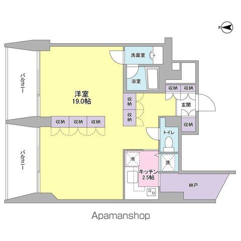 Ｎ３ユニテの間取り