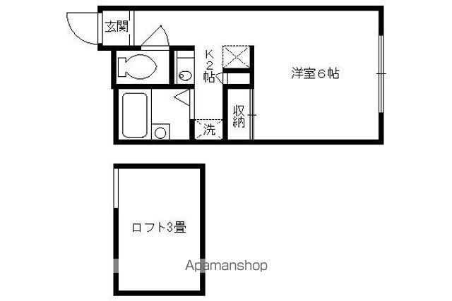 レオパレスROYALCOURTの間取り写真