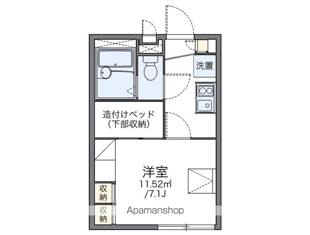 レオパレスクロスロードIIの間取り写真