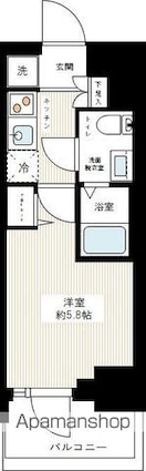 ＡＺＥＳＴ青砥Ⅱ[1K/20.16m2]の間取図
