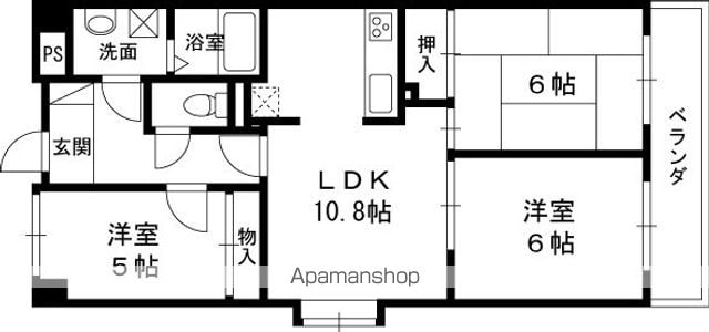 エルドラード上ヶ原2番館の間取り写真