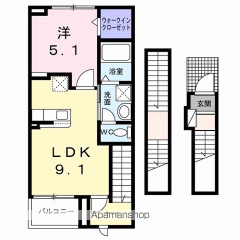 メゾン サブーリュの間取り