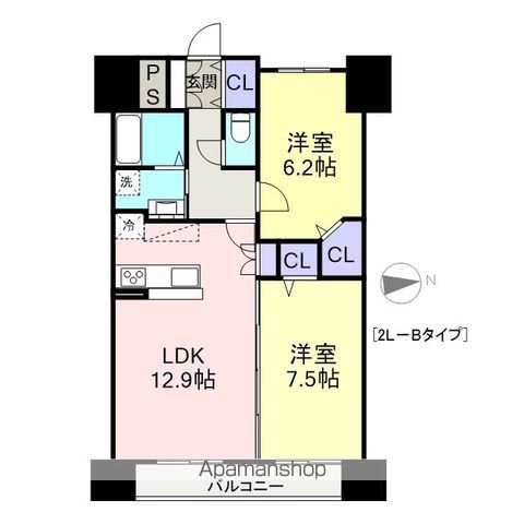アークデュオ福島万世町の間取り写真