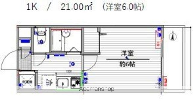 スカイコート都立家政EASTの間取り写真