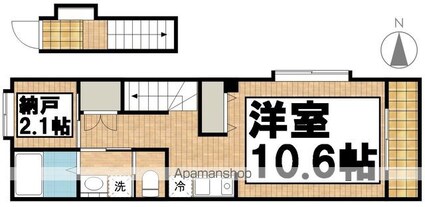 カーサビアンカ[1R/40.07m2]の間取図