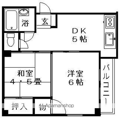 メイフェアマンションの間取り写真