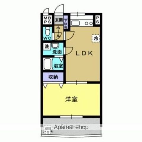 GRANDEUR TENJINの間取り写真
