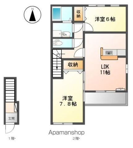 【スリジェの間取り】