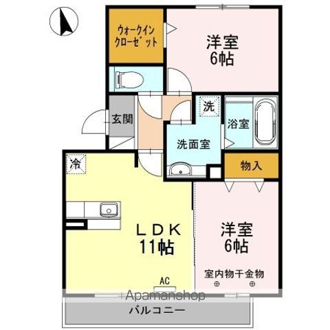 リヴァージュの間取り写真