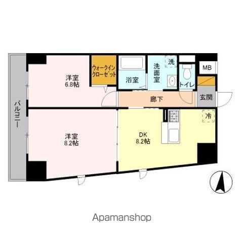 【ＷＨＩＴＥ　ＲＥＳＩＤＥＮＣＥの間取り】