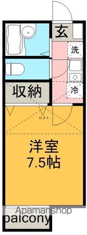 ブランドールJの間取り写真