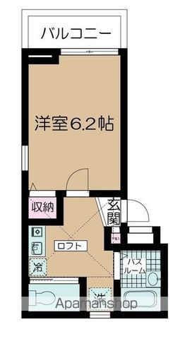 【横浜市西区浜松町のアパートの間取り】