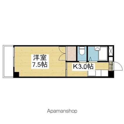 Ｒ４マンション[1K/22.52m2]の間取図