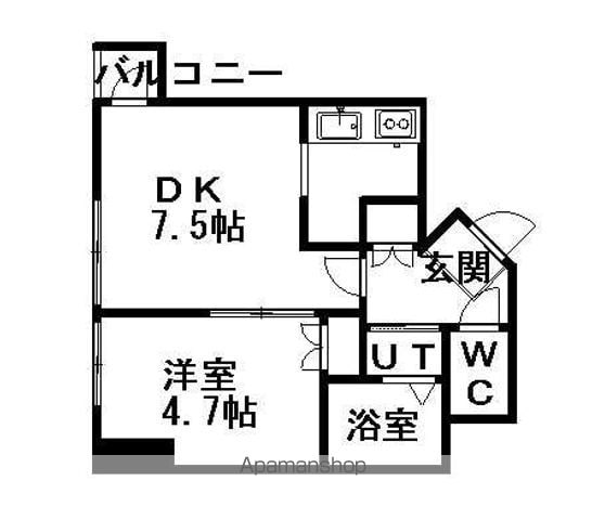 クオーレ円山公園の間取り写真